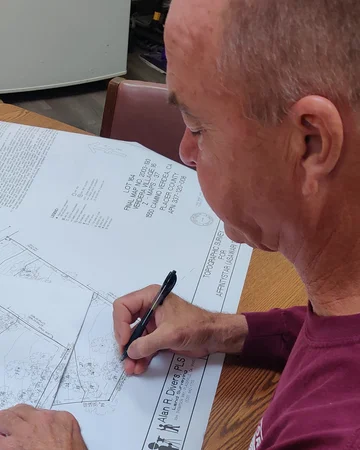 A crew member planning specialized arborist services in Citrus Heights, CA